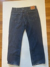 Levis 514 Jeans Mens 38x30 Blue Red Tab Straight Leg Denim - £19.54 GBP