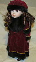 Alexandra Limited Edition Porcelain Doll 2000 16&quot; Tall with Stand Very Good Cond - £11.10 GBP