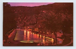 Winter at Hot Springs Pool Glenwood Springs Colorado CO UNP Chrome Postcard M7 - £7.71 GBP