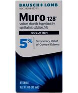 Bausch and Lomb Muro 128 Opthalmic Solution 5% 15mL for Temporay - $29.99