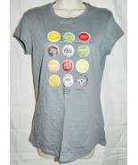 Bacardi T - Shirt Go Together 150 Years Short Sleeve Gray Top size Mediu... - $27.12 CAD