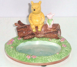 Disney Winnie Pooh Piglet Soap Dish Hand Painted Kids Bathroom - £40.02 GBP