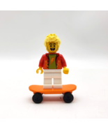 LEGO CITY 1325 Town Stuntz Announcer Dynamo Doug Blonde Hair Skateboard ... - £6.18 GBP