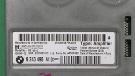 BMW Model BE 9510 Harman Becker Radio Audio Amplifier 9243496 image 6