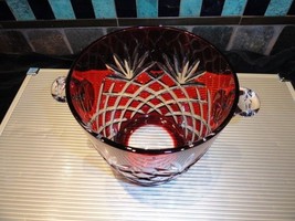 Faberge Odessa Ruby Red  Ice Bucket - New without the box - £373.64 GBP