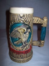 Colonial Inn Mug Stein Tankard Upraise Eagle and Wood Designs Napco Ware... - $12.95