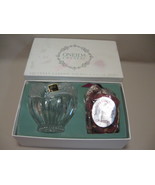 German Crystal Southern Garden Sachet Potpourri Petal Bowl Oneida 1992 - $9.95