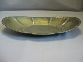 Serving Fruit Bread Vegetable Bowl Dish Silver On Copper National Silver Co 1904 - £11.92 GBP