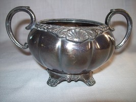 Silver Plate Sugar Bowl Old English Reproduction Marlboro Morton Parker ... - $12.95
