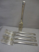 Silver Plate 1939 Embassy Dinner Forks Qty 5 Bouquet Qty 5 - $9.95