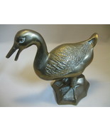 Duck Brass Figurine Statue Door Stop Paper Weight Detail Design - £13.40 GBP