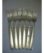 Silver Plate Forks Qty 6 Anchor Rogers Anchor 1846 Wm Rogers Discontinue - £7.94 GBP
