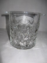 Chivas Regal #12 Ice Bucket Thick Waffle Cut Glass Diamond Design Made In France - $19.95