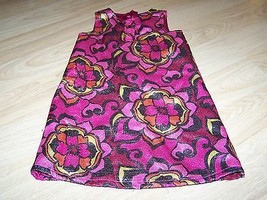 Toddler Size 4 Years 4T Baby Gap Pink Metallic Thread Jumper Dress Floral Print  - £14.38 GBP