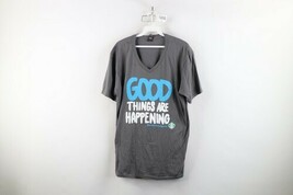 Starbucks Coffee Womens Large Spell Out Good Things Are Happening V-Neck... - $19.75