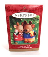 Vtg Hallmark Keepsake Ornament in Box 2000 Mom Dad Artist Katrina Bricke... - $12.00