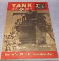 Yank Magazine October 6 1944 Down Under Edition War Issue - £7.78 GBP