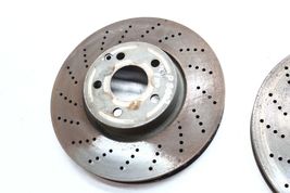 2010-2014 MERCEDES E350 W207 COUPE RWD FRONT LEFT AND RIGHT DRILLED ROTORS P8003 image 3
