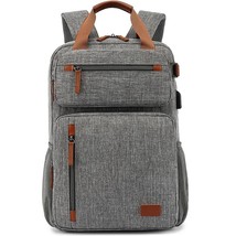 Chikage Multi-function Business Commuter Backpack High Quality Men&#39;s Vintage Com - £118.16 GBP