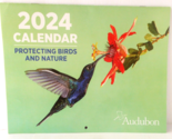 NATIONAL AUDUBON SOCIETY Protecting Birds 2024 Wall Calendar 10.5&quot; X 17&quot; - $6.92