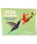NATIONAL AUDUBON SOCIETY Protecting Birds 2024 Wall Calendar 10.5&quot; X 17&quot; - £5.48 GBP