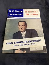 U.S. News &amp; World Report Magazine Dec 2, 1963 Lyndon B Johnson - New President - £5.53 GBP