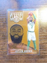 2021-2022 Panini Illusions #5 Jaylen Brown -Intriguing Players Orange Fresh Pull - $3.95