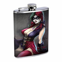 Sexy Bad Girls Pin Up D15 Flask 8oz Stainless Steel Hip Drinking Whiskey Model - £11.82 GBP