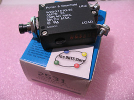 Potter &amp; Brumfield W23-X1A1G-25 Circuit Breaker 250VAC 50VDC 25A - NOS Q... - £14.19 GBP