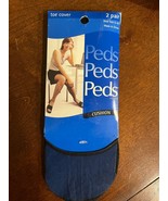 2 pair PEDS Brand Nylon Toe Covers with Cushion size 5-10 - $5.99