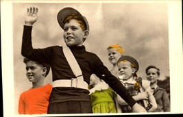 1950s Safety Patrol Crossing Guard Children Colored Kodak Rppc Postcard BK55 - £18.60 GBP