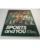 Avon collectible paperback book Vintage 1982 Sports and You Baseball Foo... - £18.82 GBP