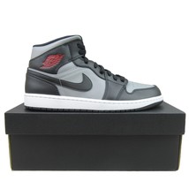 Air Jordan 1 Mid Shadow Red Black Shoes Men&#39;s Size 10.5 NEW 554724-096 - £146.14 GBP