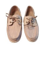 Sperry Women&#39;s Size 10 Top-Sider Pink &amp; Tan Sparkly Boat Shoes - £18.41 GBP