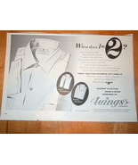 Vintage Wings Men&#39;s Dress Shirt Magazine Advertisement 1960 - €3,47 EUR
