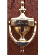 Vtg Brass Door Knocker-Things Remembered, Spain-&quot;Mares&quot;Metal-7&quot;-Whale Lo... - $24.28 CAD