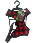 Unique Petz Fashion Dog Harness Red Black Checker Pattern Size (L) Adjus... - $11.89