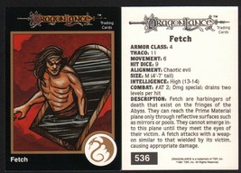 1991 TSR AD&amp;D Gold Border RPG Fantasy Art Card #536 Dungeons &amp; Dragons ~ Monster - £5.42 GBP