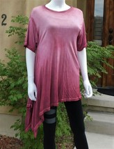 Short Sleeve Top by C-Clique by Pinko, small, wine-stain color, NWT - $26.24