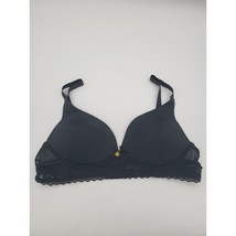 Daisy Fuentes Bra 2x Womens Plus Size Black Full Coverage Padded Adjustable - £9.57 GBP
