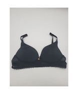 Daisy Fuentes Bra 2x Womens Plus Size Black Full Coverage Padded Adjustable - £9.70 GBP