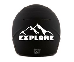 Helmet decals ADVENTURE  motorcycle stickers removable 1X pcs explore - £4.79 GBP
