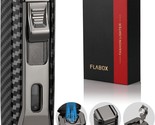 FLABOX Triple Jet Flame Torch Lighter with Punch &amp; Holder,Multifunctional - £24.75 GBP