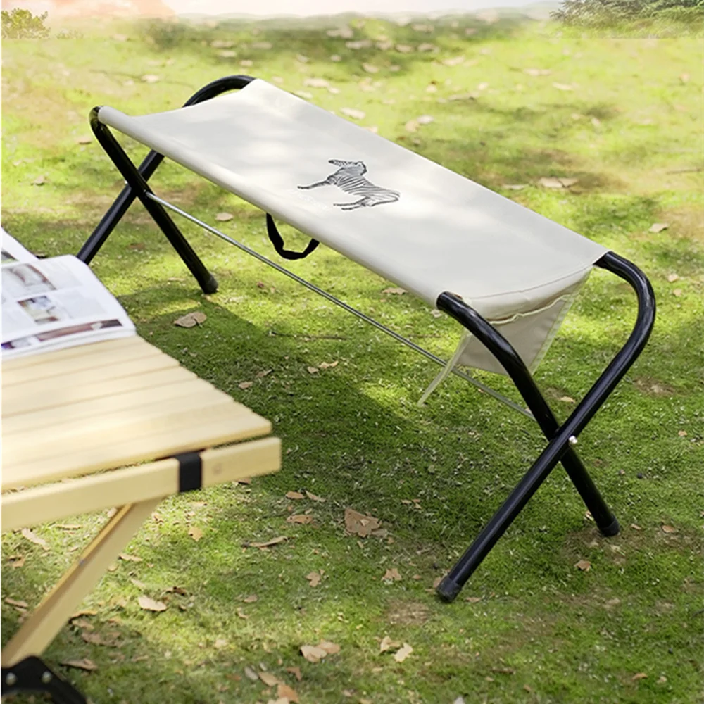 Outdoor Folding Chair Oxford Cloth Beach Park Leisure Stool Camping Barbecue - £102.75 GBP+