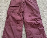 Mini Boden Ski Snow Pants, Size 9-10 Years Lined Insulated burgundy Pocket - $14.01