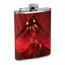 Hot Anime Witches D8 Flask 8oz Stainless Steel Hip Drinking Whiskey - £11.83 GBP