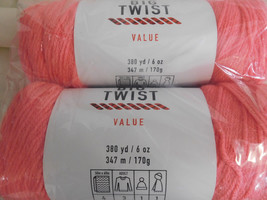 Big Twist Value lot of 2 Watermelon Dye Lot 647569 - £7.81 GBP