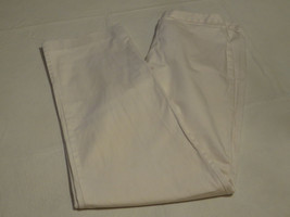 Womens women&#39;s Ann Taylor capri crop pants 2 white 54-88442 EUC pre-owned# - $13.89