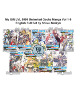 My Gift LVL 9999 Unlimited Gacha Comic Book Vol 1-9 English Version Full Set - $118.70