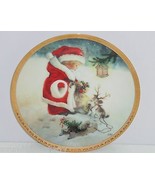 Santas Littlest Reindeer Puppy Collector Plate Hamilton Lisi Martin Chri... - $49.95